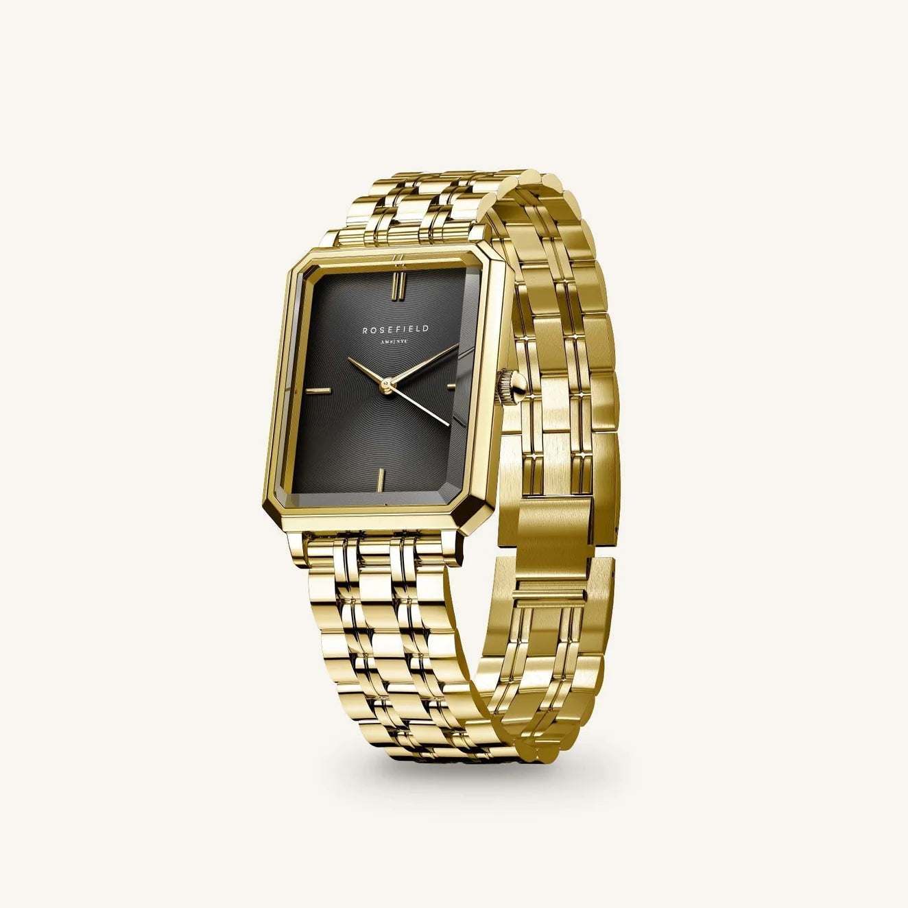 Rosefield Octagon XS Black Gold