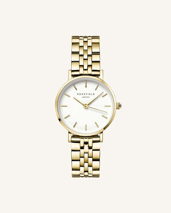 Rosefield Small Edit Gold & White