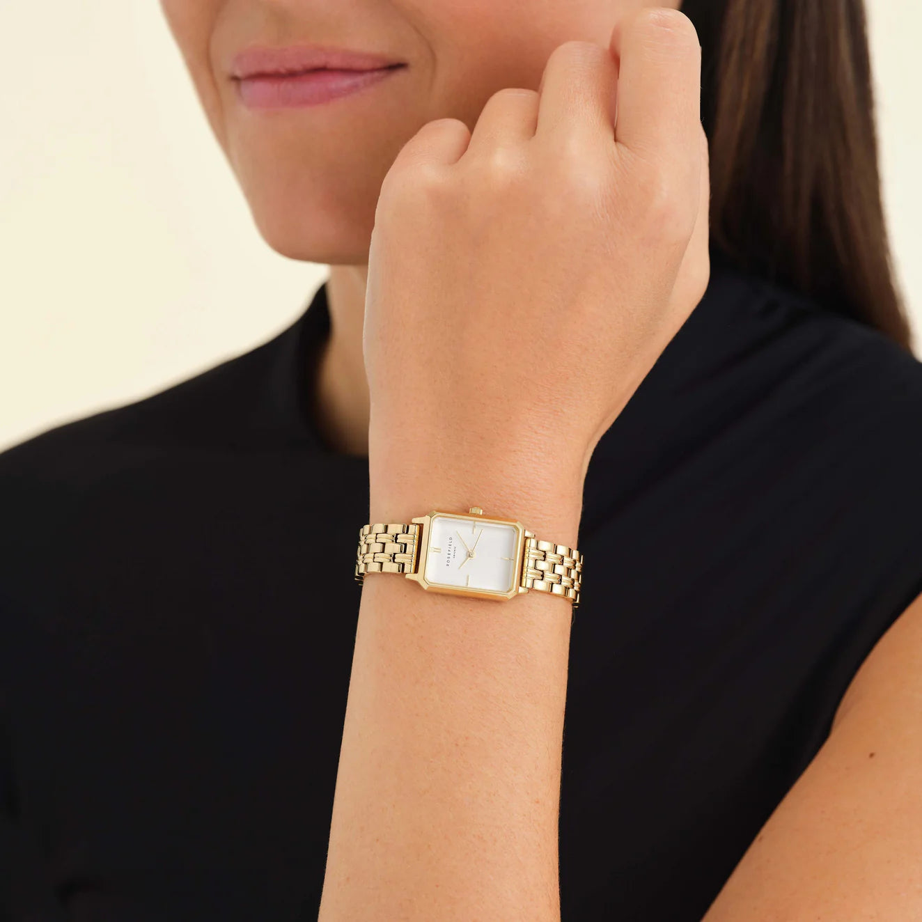 Rosefield Octagon XS Gold Ladies Bracelet Watch