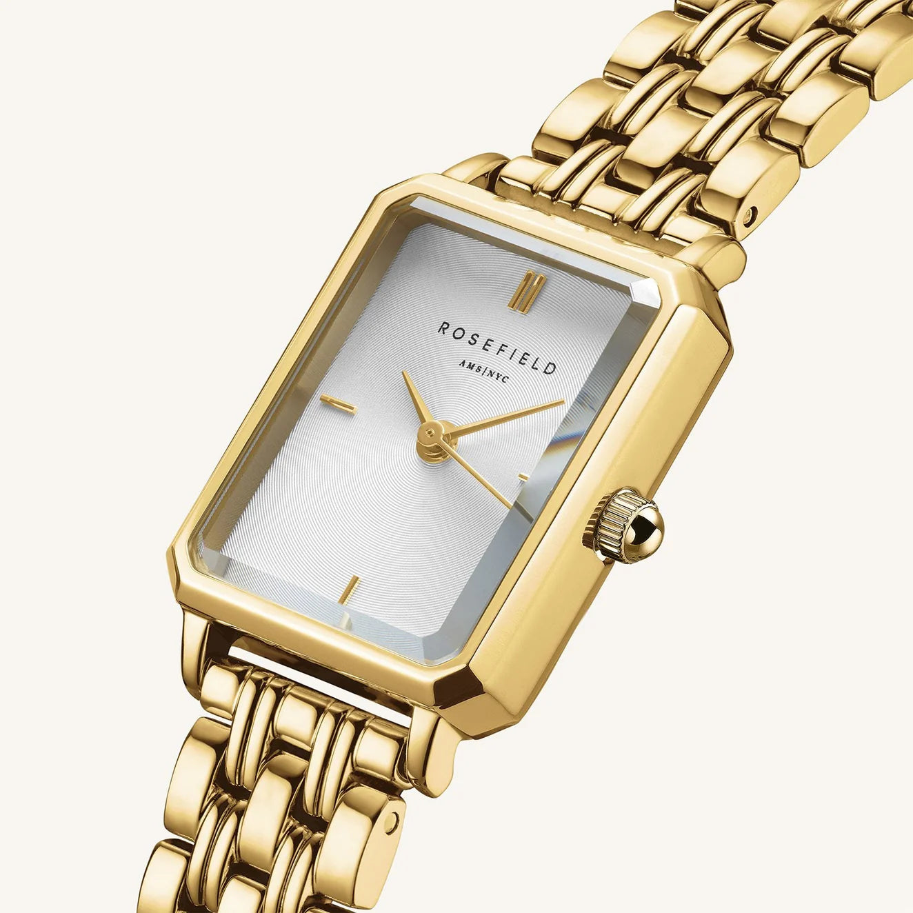 Rosefield Octagon XS Gold Ladies Bracelet Watch