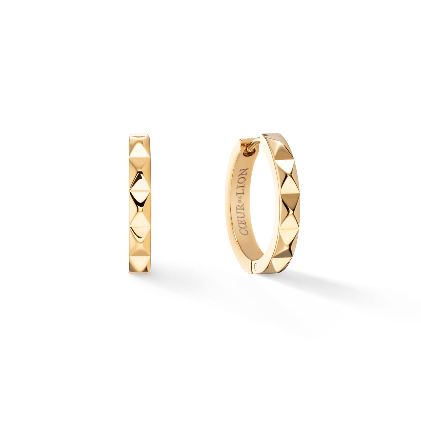 Coeur de Lion Hoop earrings Spikes-gold