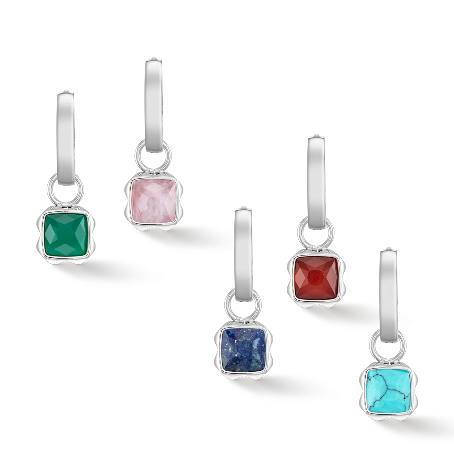 Creole Classic Hoops - Silver
