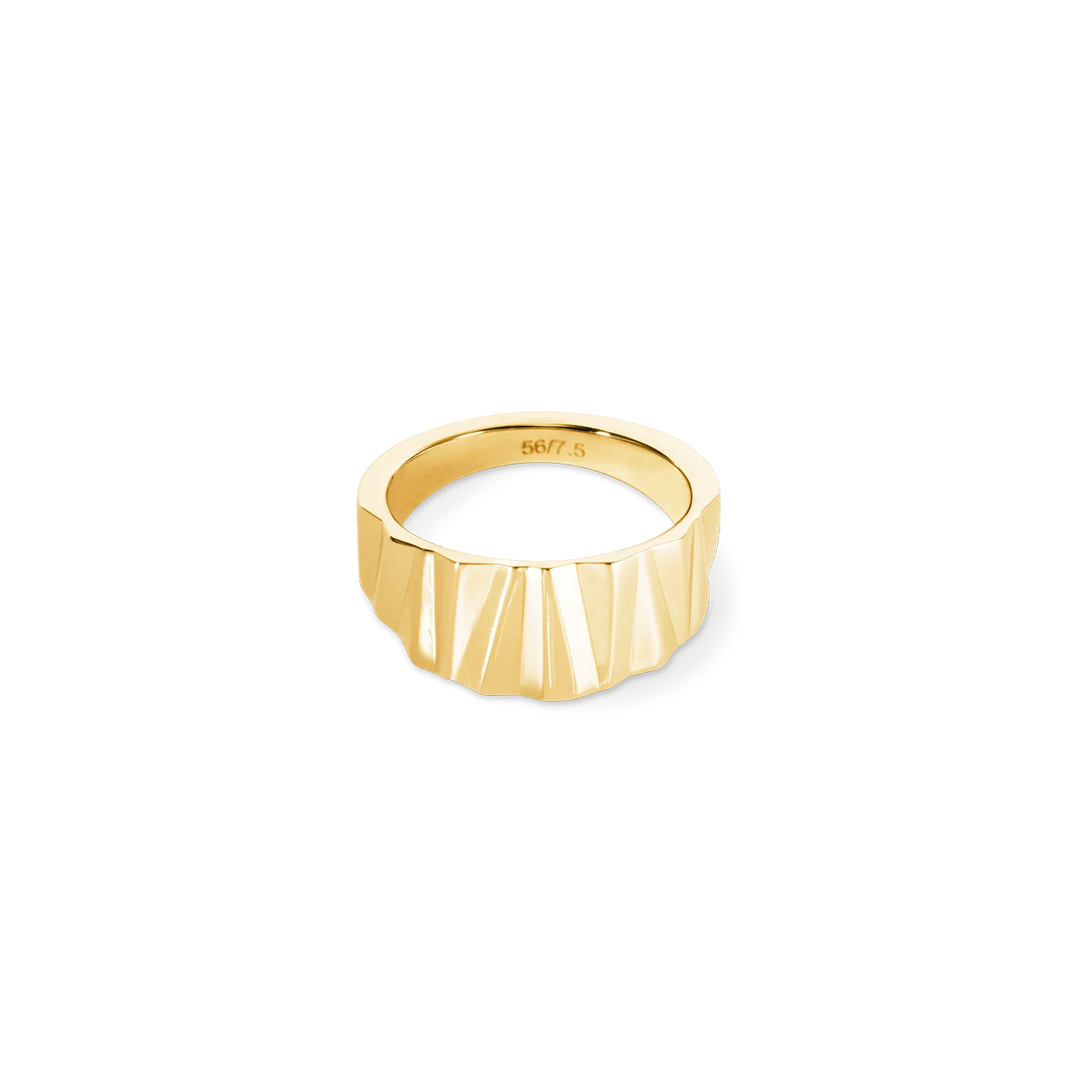 Coeur De Lion Classic Wave Ring - Gold