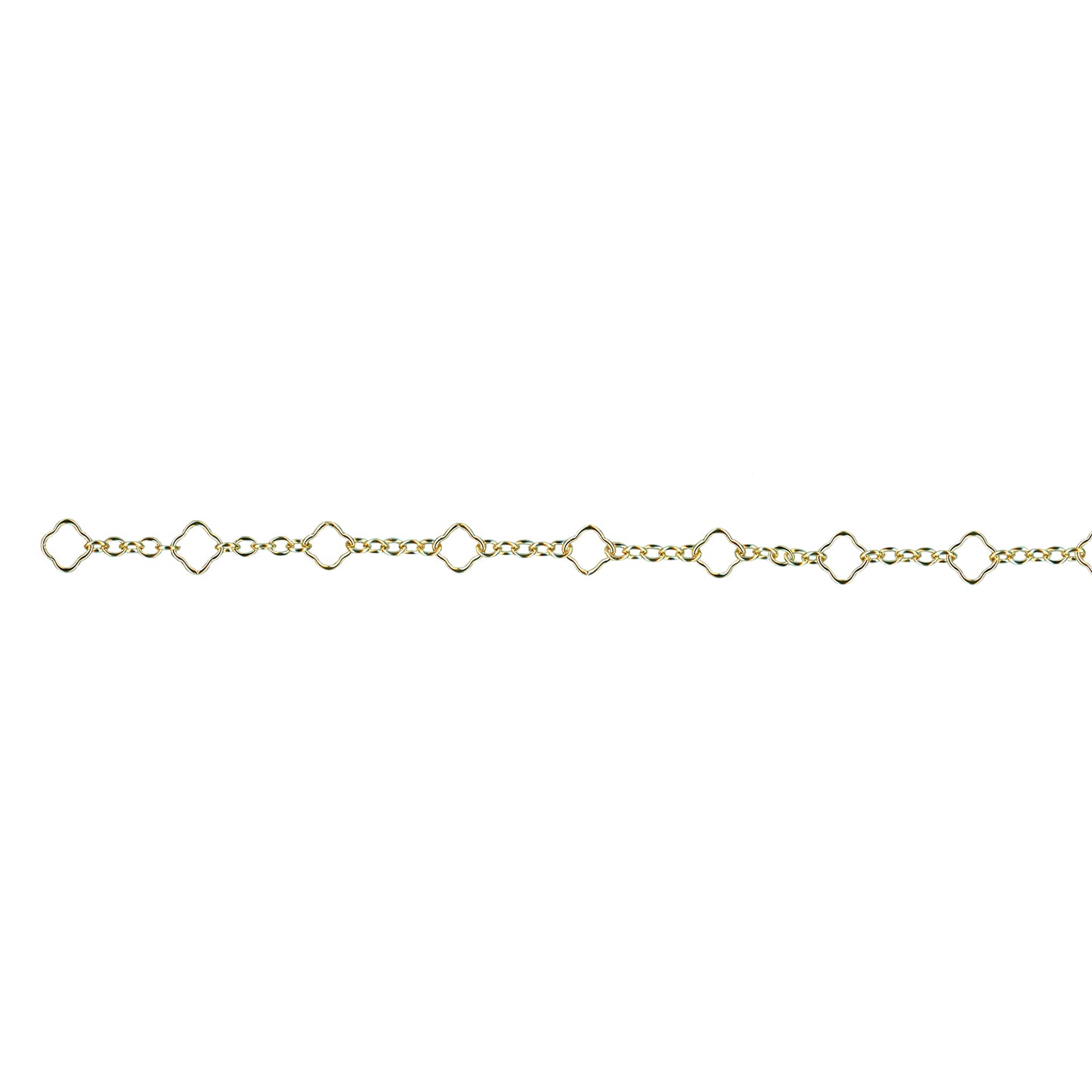 Clover chain alternated with Oval Links Bracelet