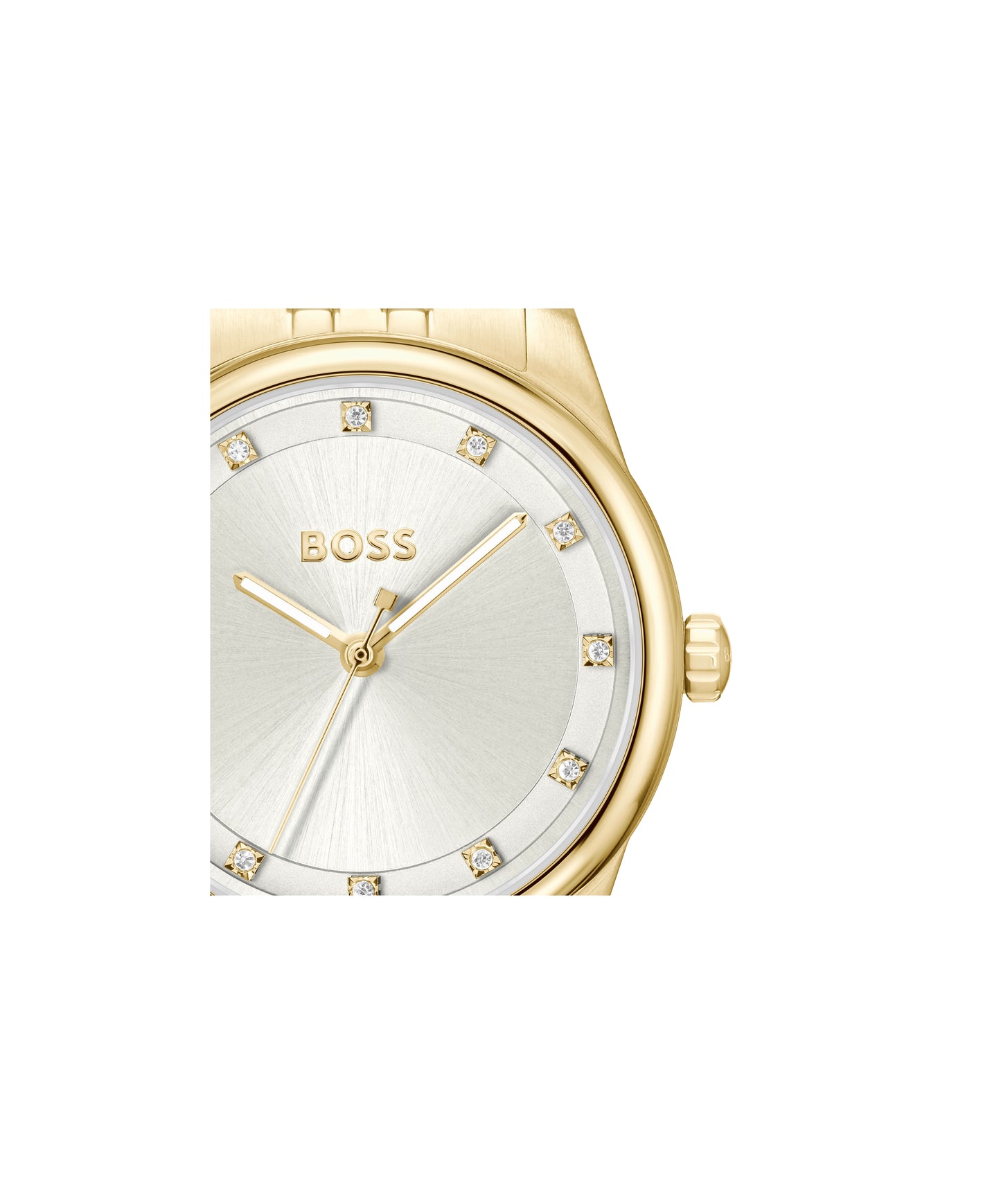 Hugo Boss Ladies Gold Plated Bracelet Watch