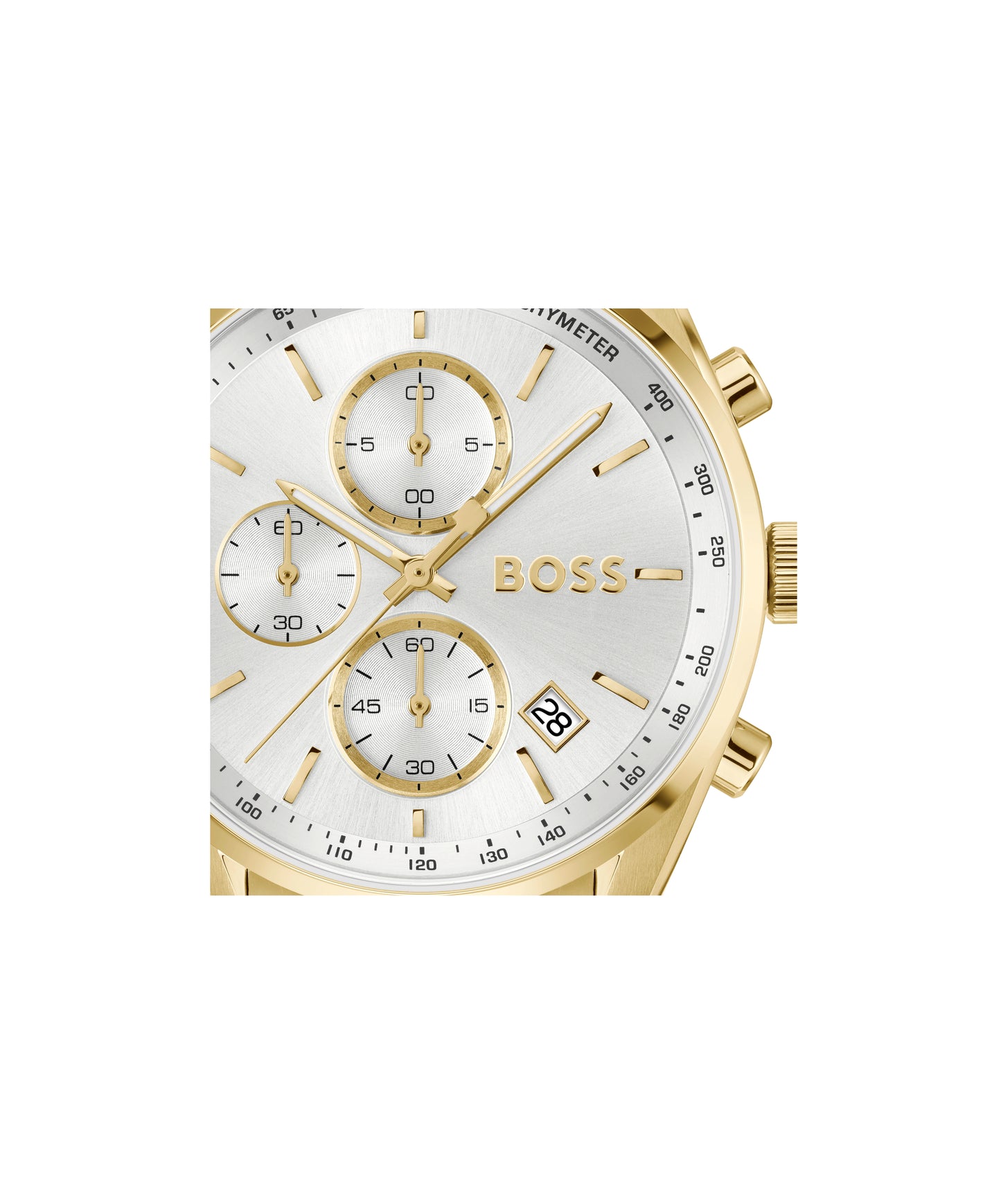 Boss Gents Gold Chronograph Watch