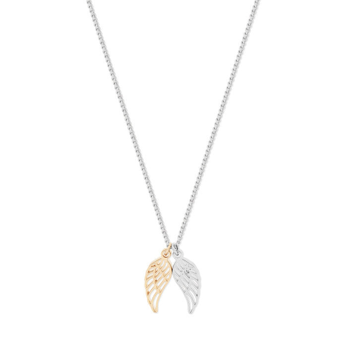 Angel Wings Gold & Silver Pendant