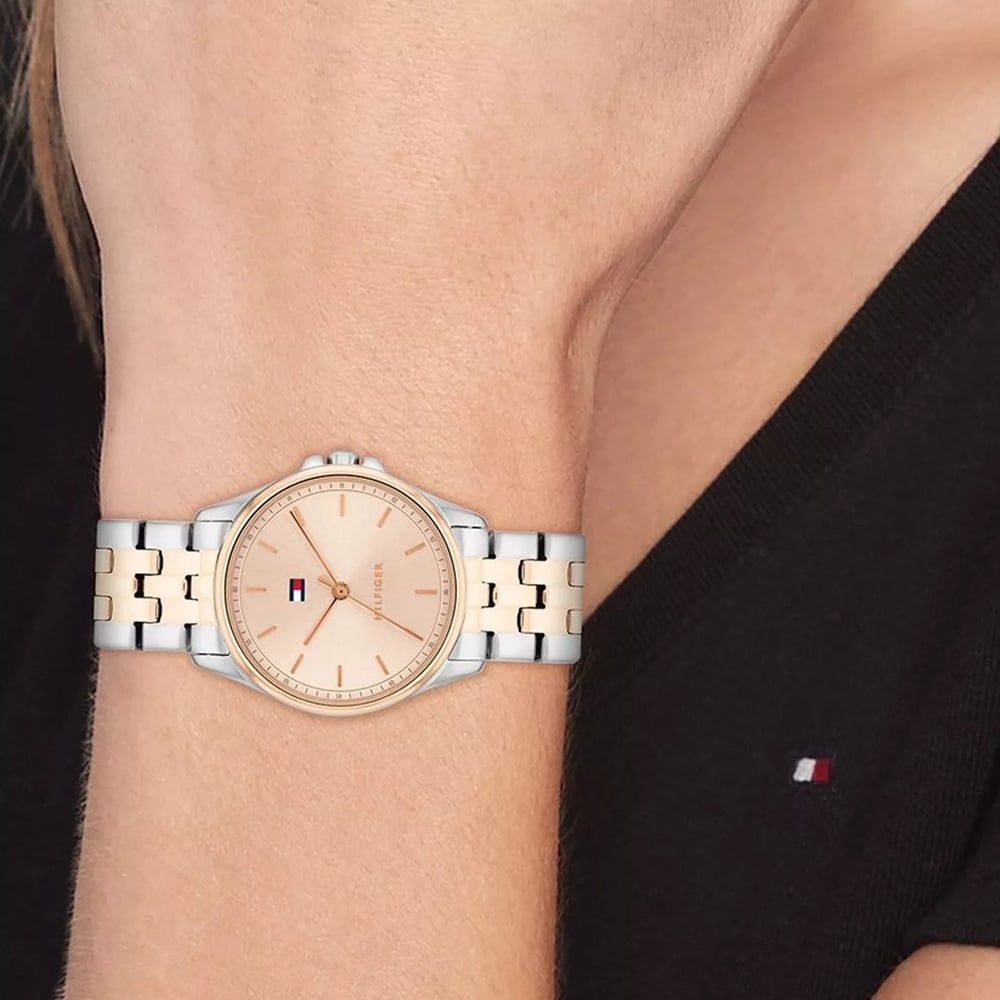 Tommy Hilfiger Ladies Jade Two-Tone Watch