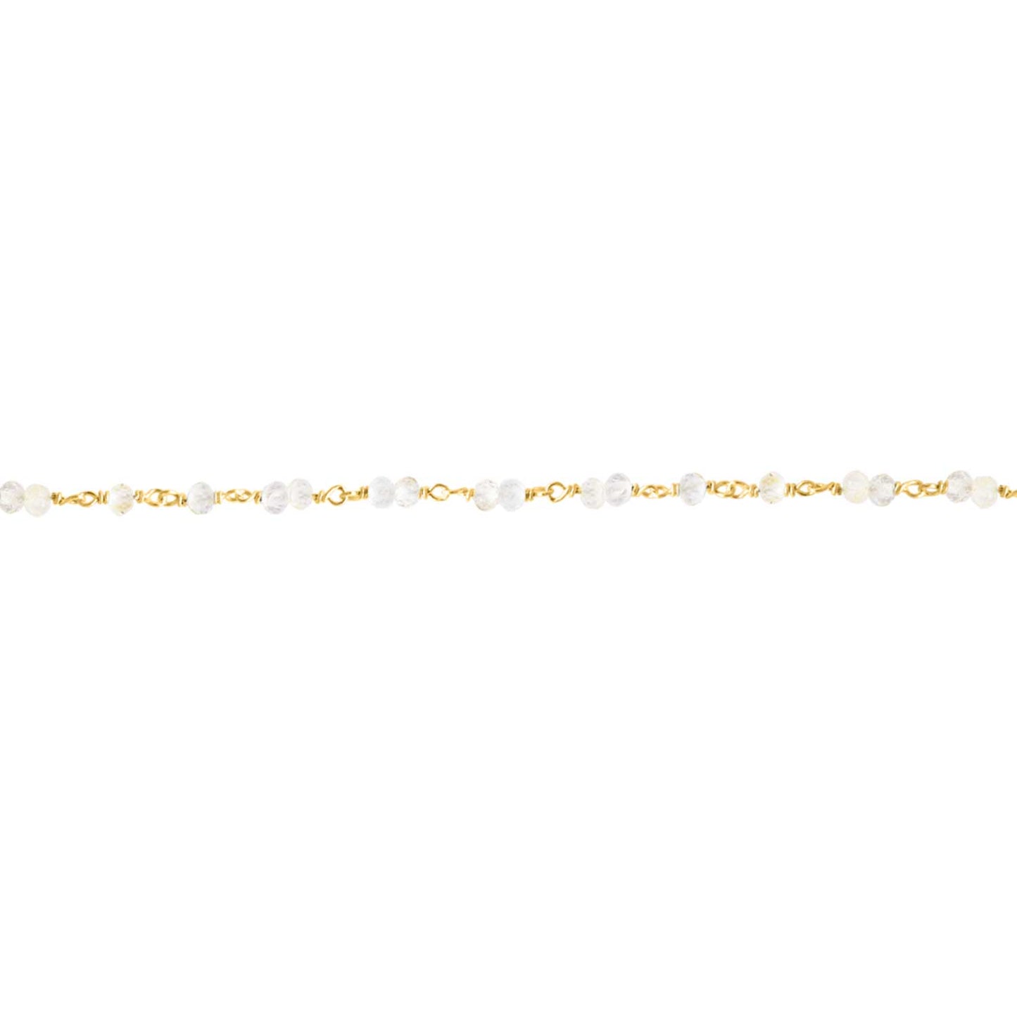 14ct Yellow Gold Ethereal Natural Gemstone Bracelet