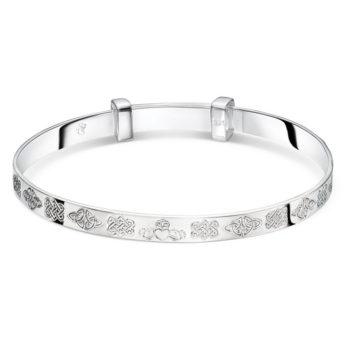Erin - Love knot Christening bangle