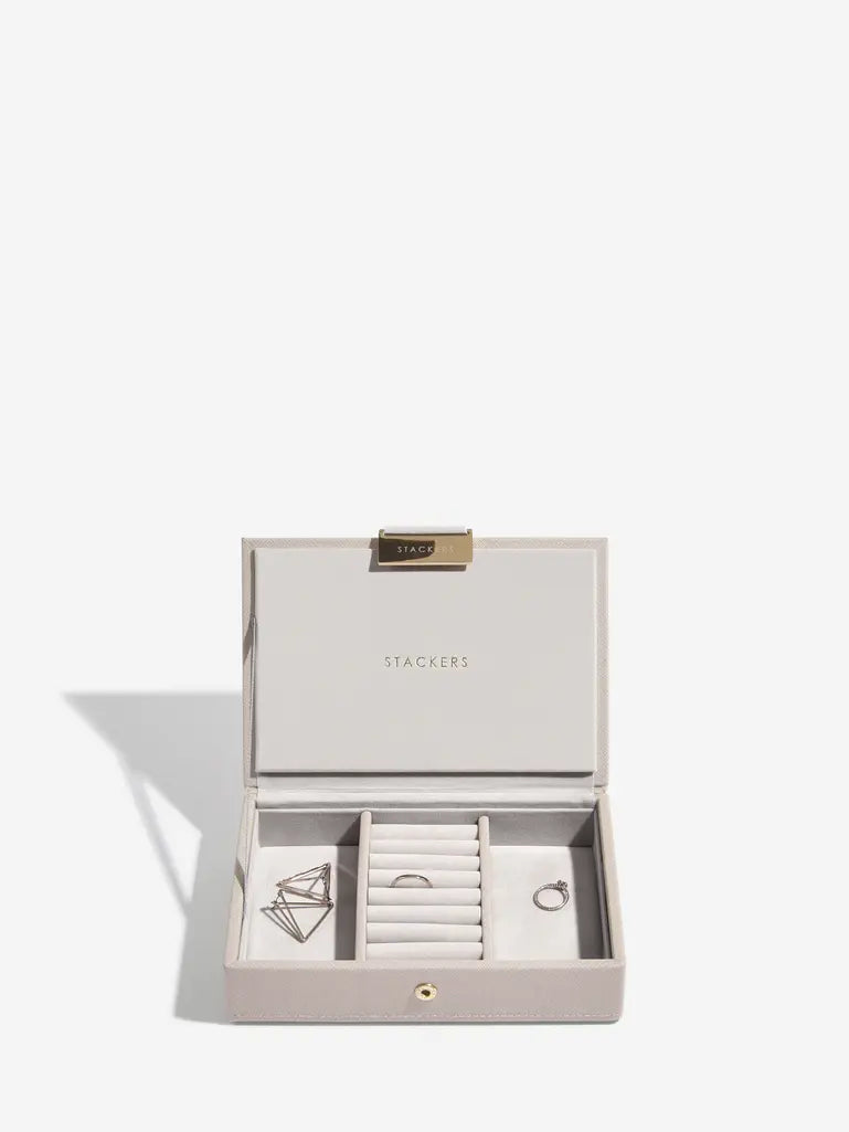 Stackers Taupe Mini Jewellery Box Set