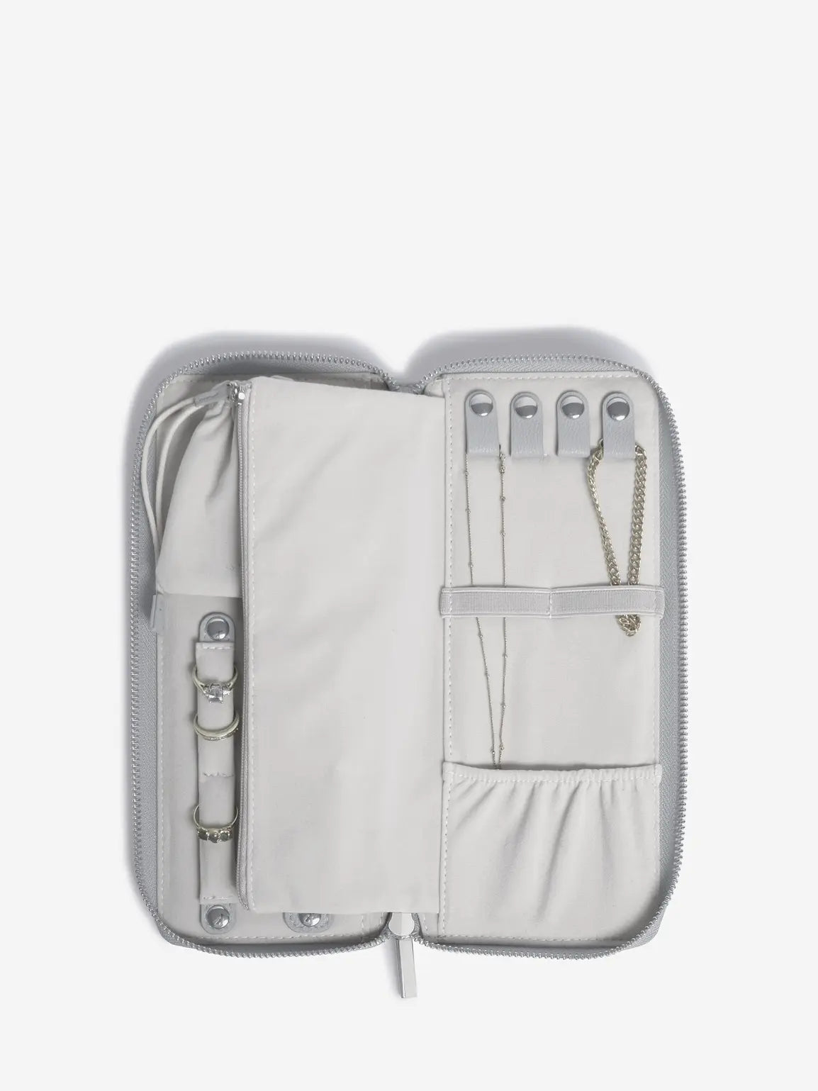 Jewellery Roll - Pebble Grey