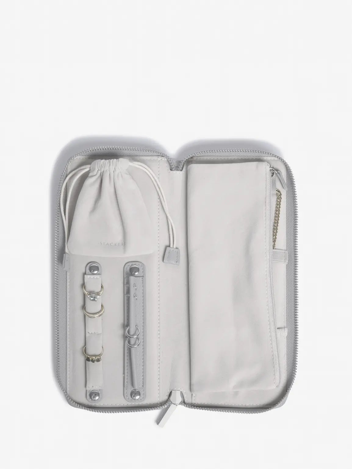 Jewellery Roll - Pebble Grey
