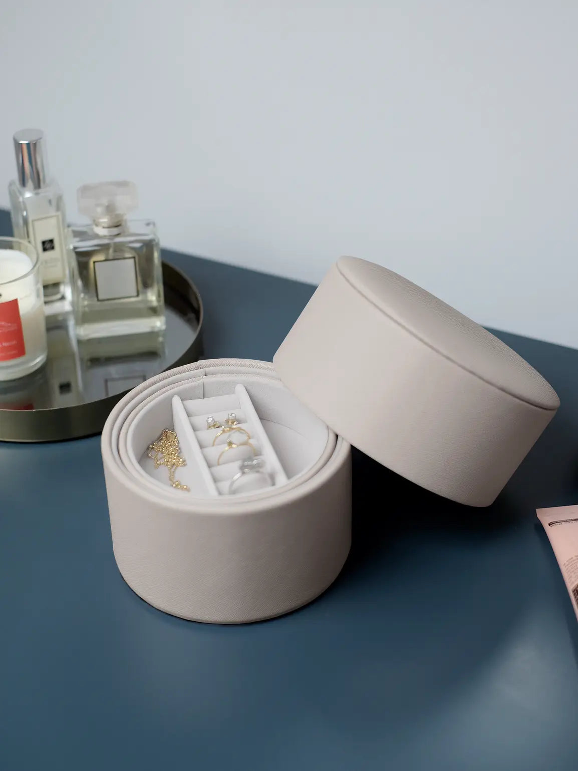 Bedside Jewellery Box Pod - Taupe