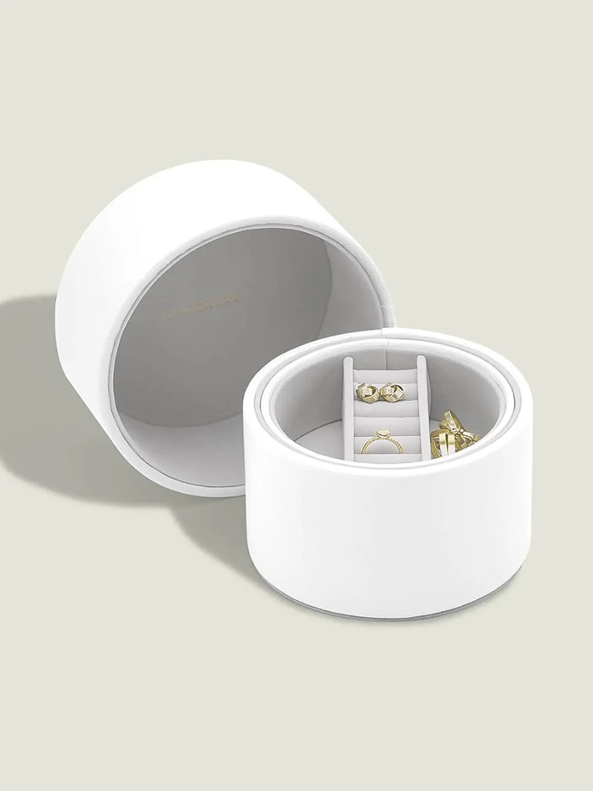 Bedside Jewellery Box Pod - White