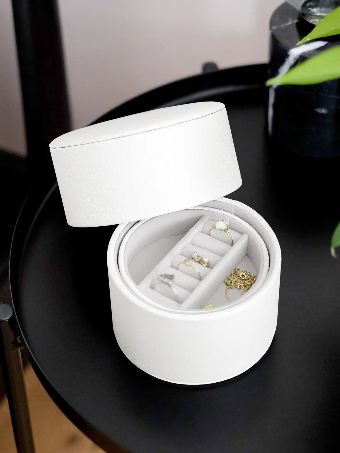 Bedside Jewellery Box Pod - White