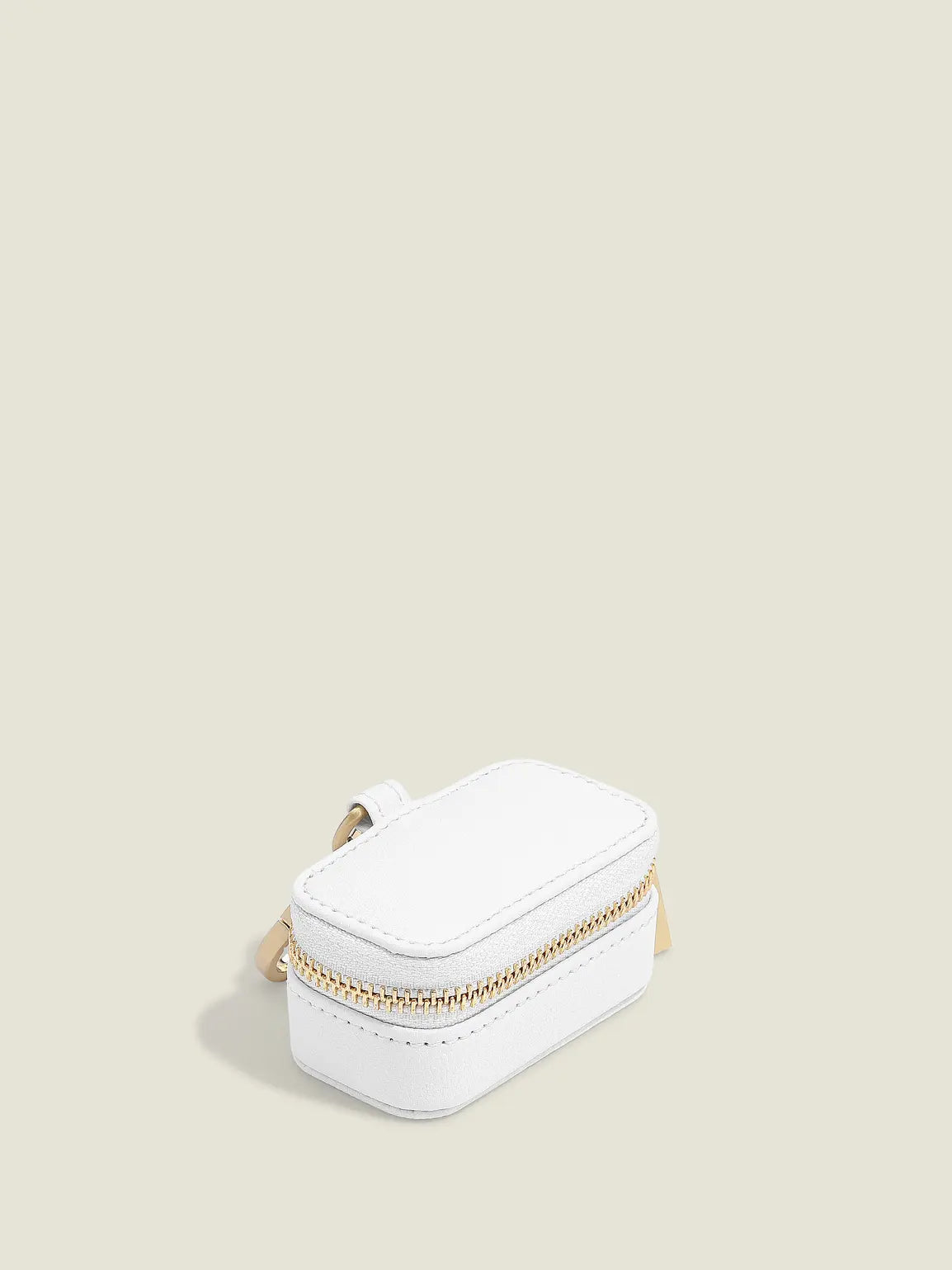 White Pebble Ring Box For Collars