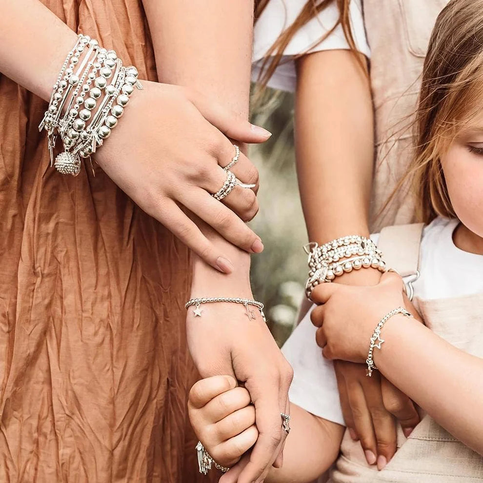 Children's Cute Charm Made For An Angel Bracelet-Silver