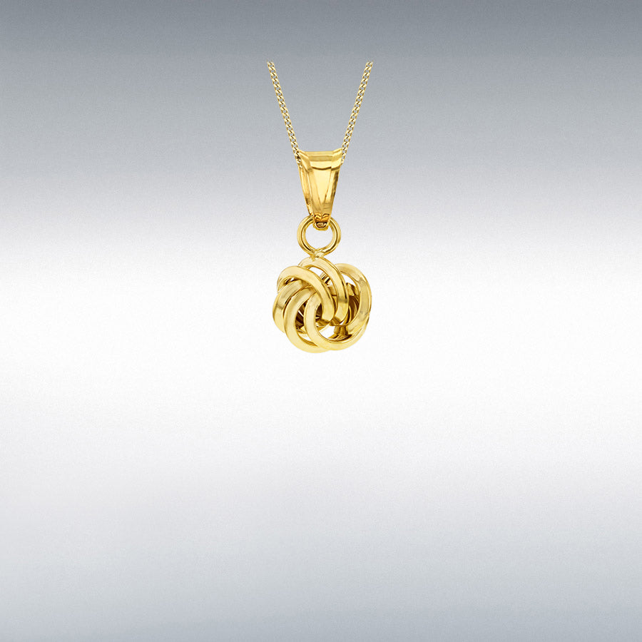 9ct Yellow Gold Knot Pendant