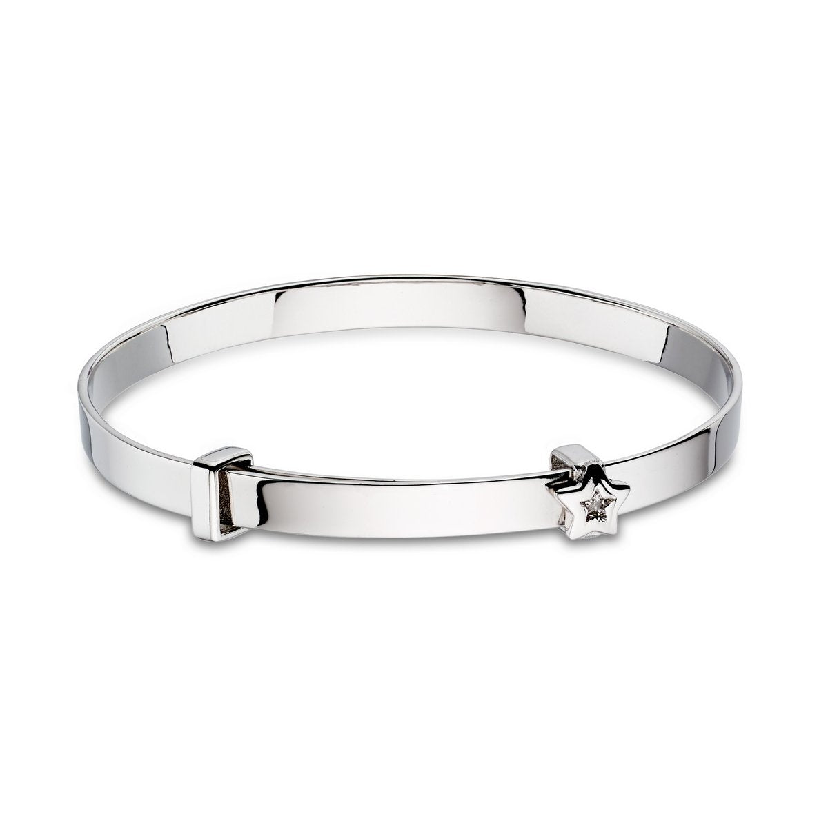 Inez Diamond Star Baby Bangle