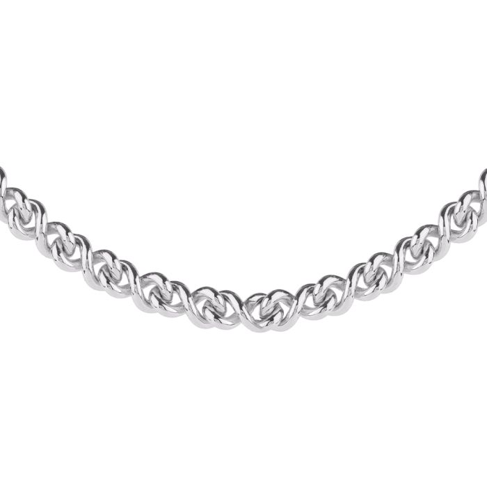 Athena twisted mesh necklace