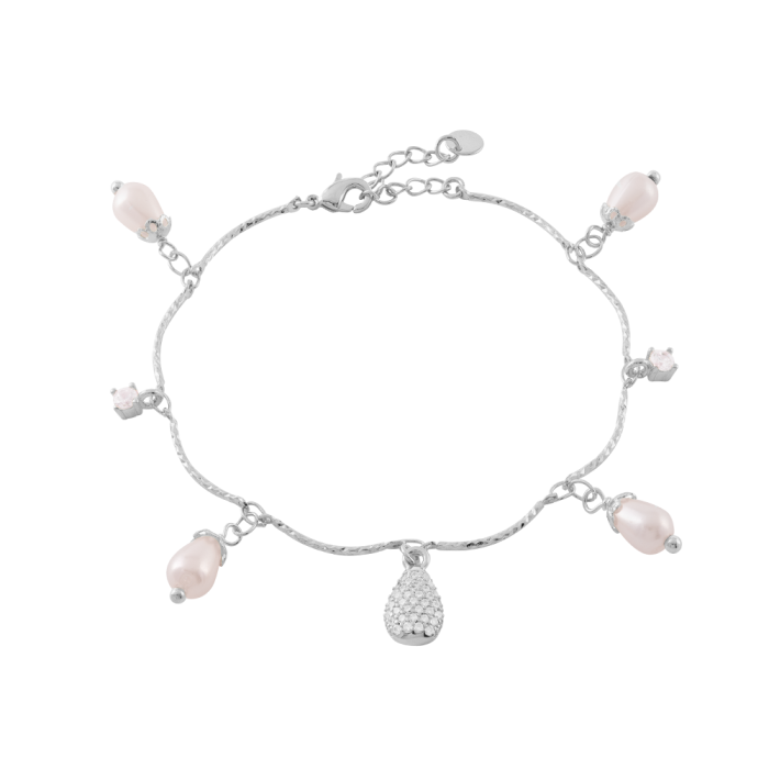 Tulipe bracelet with pendant elements