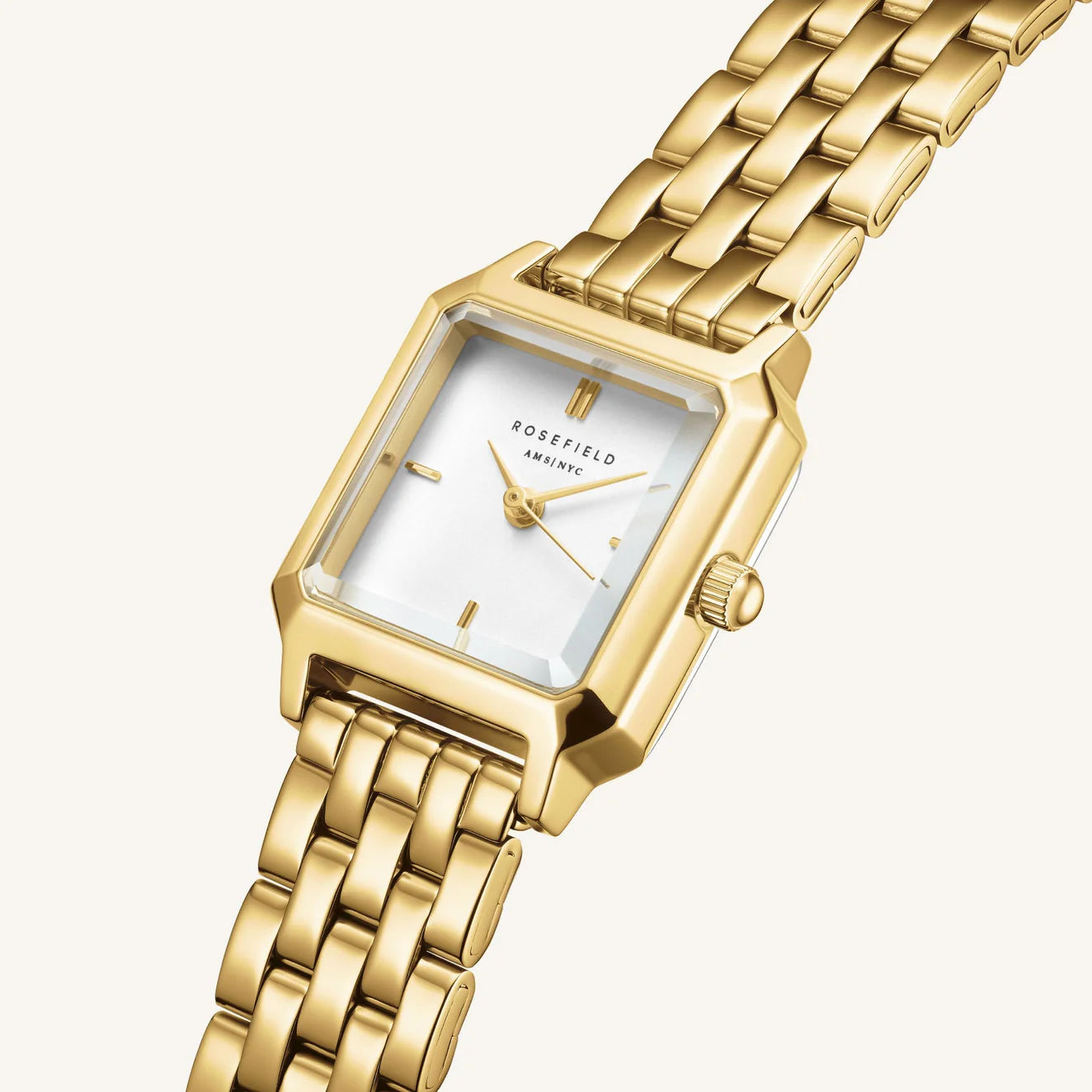 Rosefield Boxelle Gold Ladies Bracelet Watch