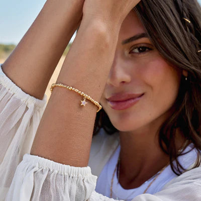 Gold October Birthstone Bracelet