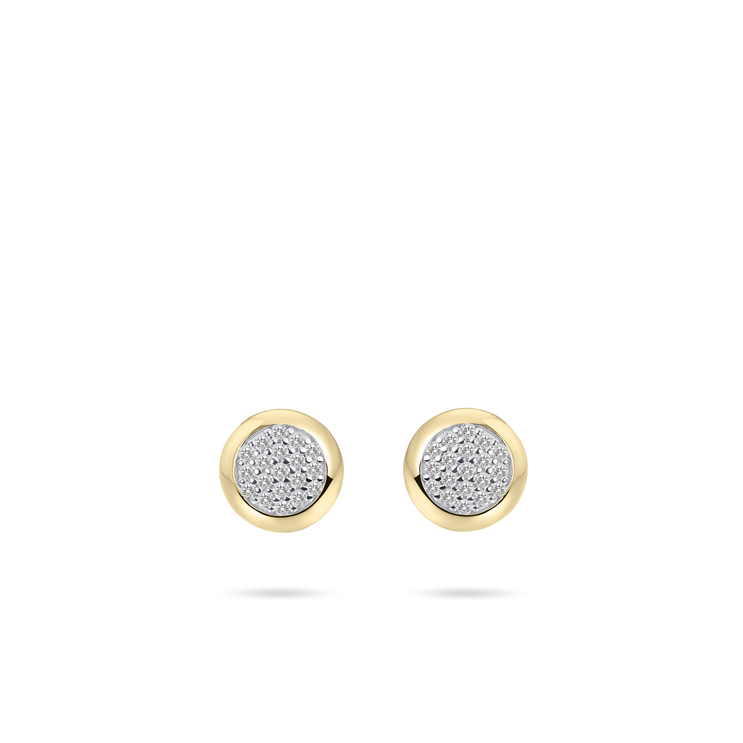 Gisser Gold Pave Studs