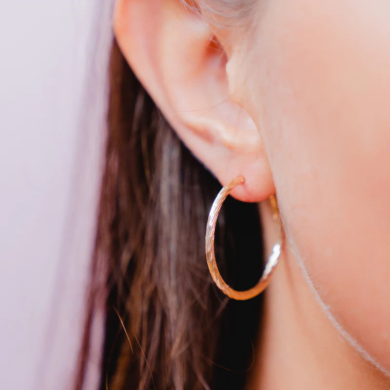 Burren Ruben Hoop Earrings