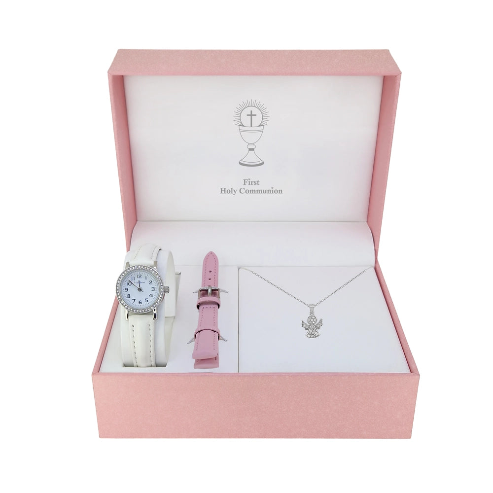 First Holy Communion Watch and Angel Set