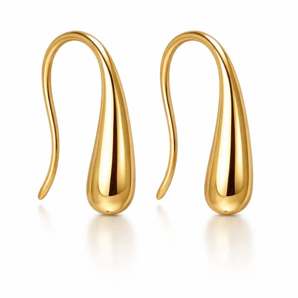GEORGINI ALCHEMY 925 TEARDROP EARRINGS GOLD