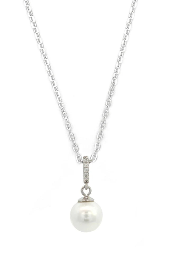 ADAGIO EFFORTLESS GLOW PEARL PENDANT SILVER