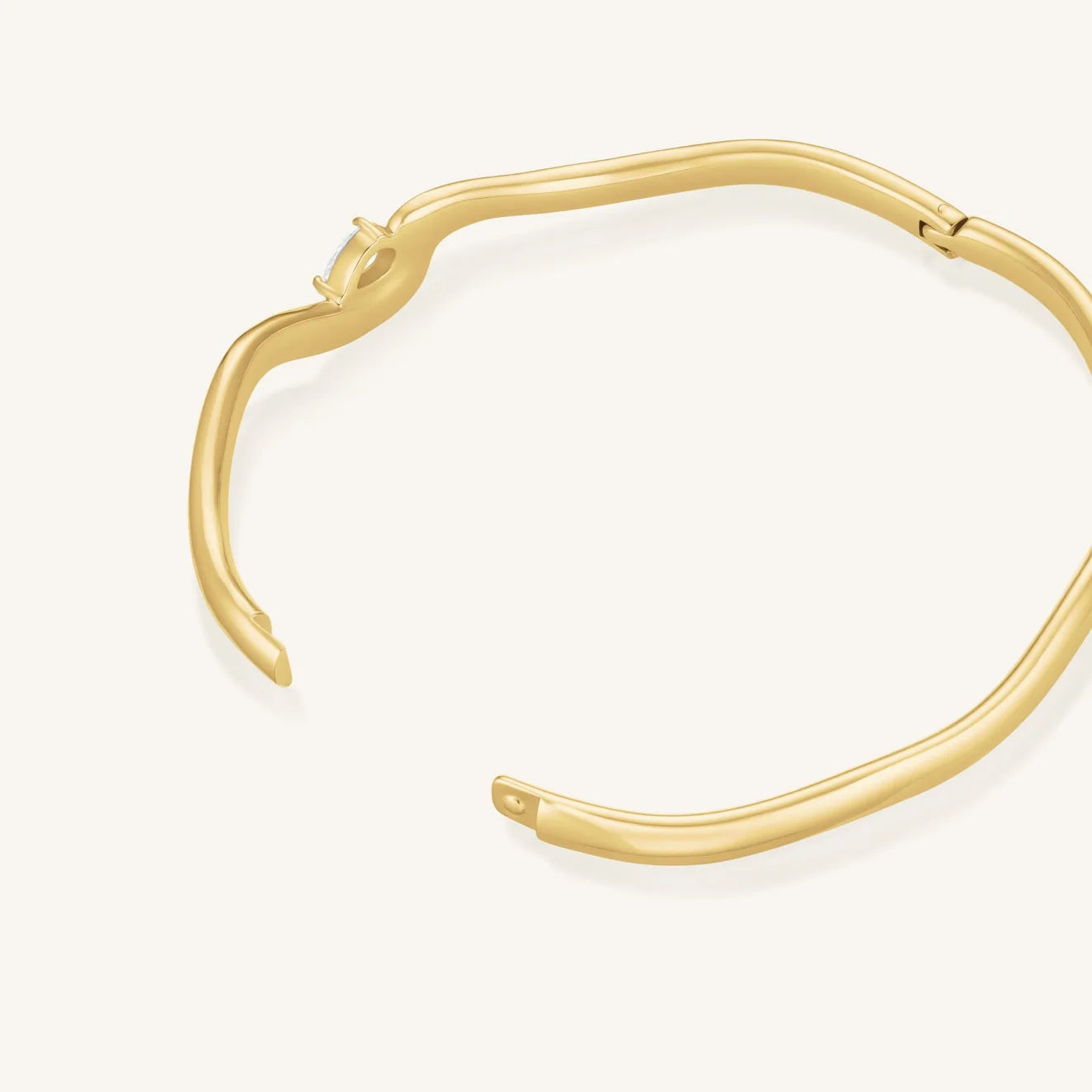 Rosefield Marquise Wave Bangle
