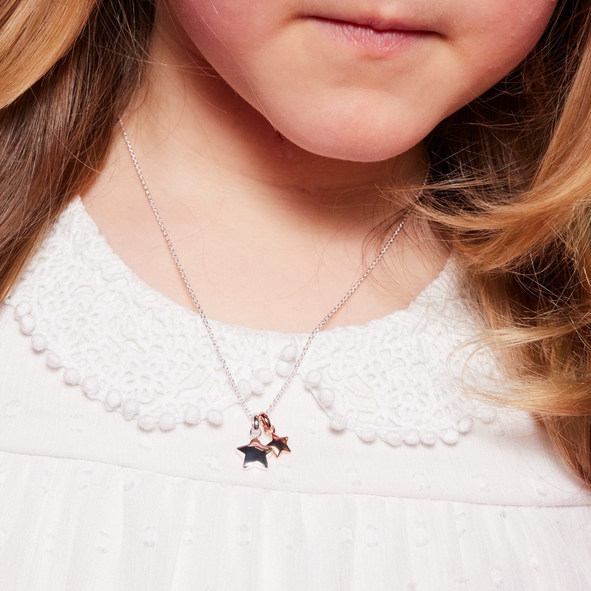Suki Double Star Necklace