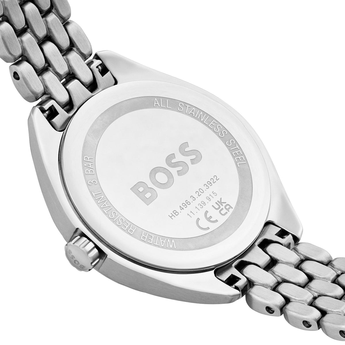 BOSS Mae Stainless Steel and Yellow Gold Tone Crystal Ladies Watch