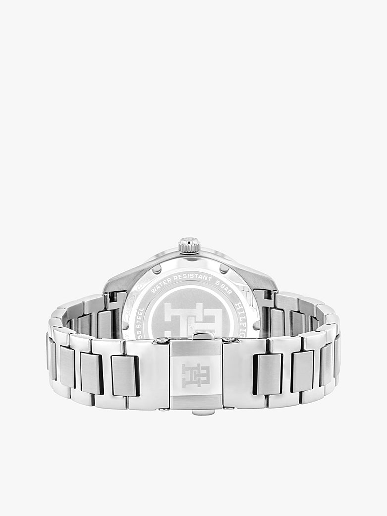 Hilfiger Ladies Monogram Dial Bracelet Watch