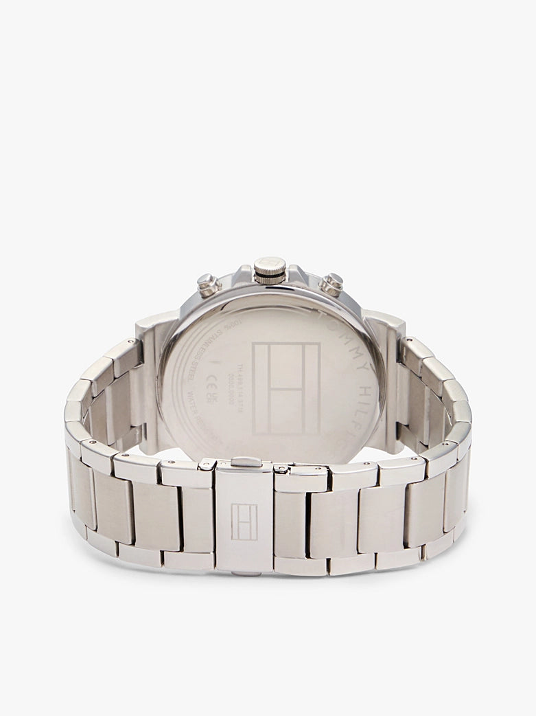 Tommy Hilfiger Rocky Silver and Black Men's Watch