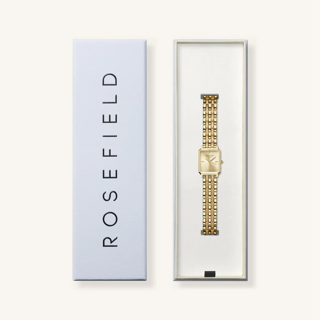 Rosefield Gold Octagon Bracelet Watch