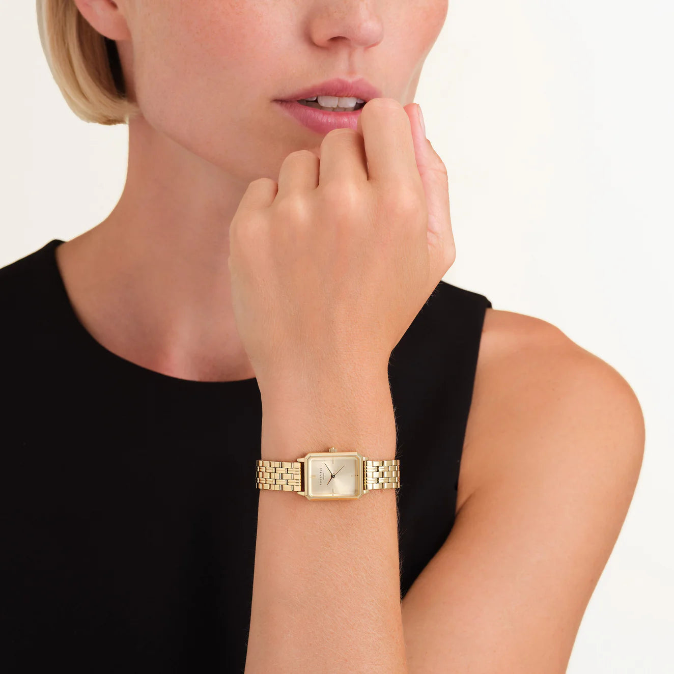 Rosefield Gold Octagon Bracelet Watch