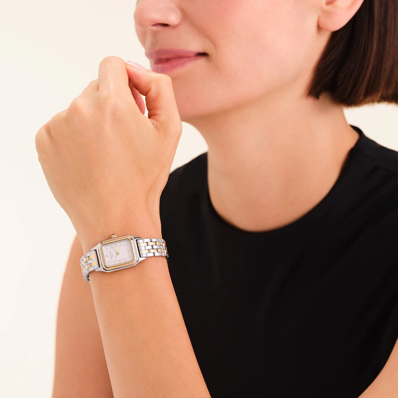 Rosefield Ivy White Duotone Ladies Watch