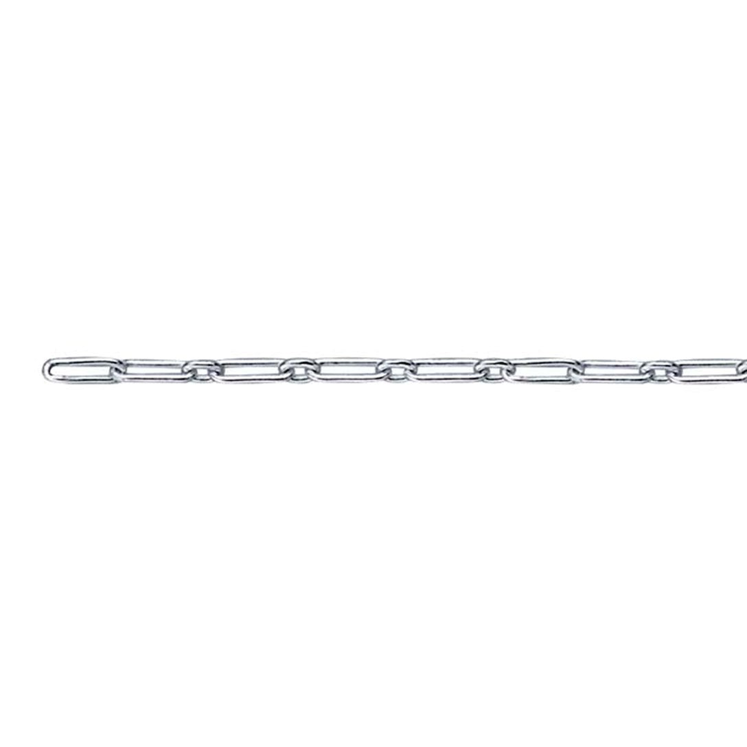 Oval Long and Short links Sterling Silver Bracelet