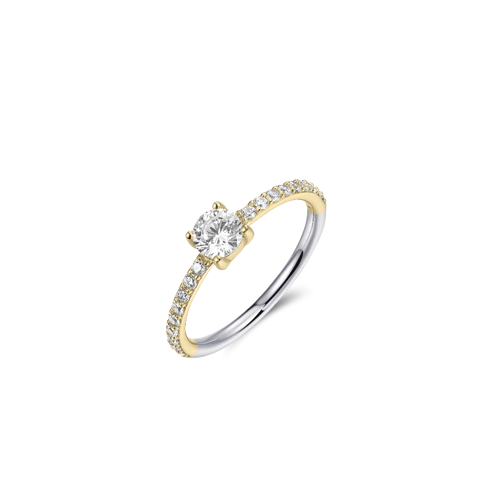 Gold Brilliant Cz Ring