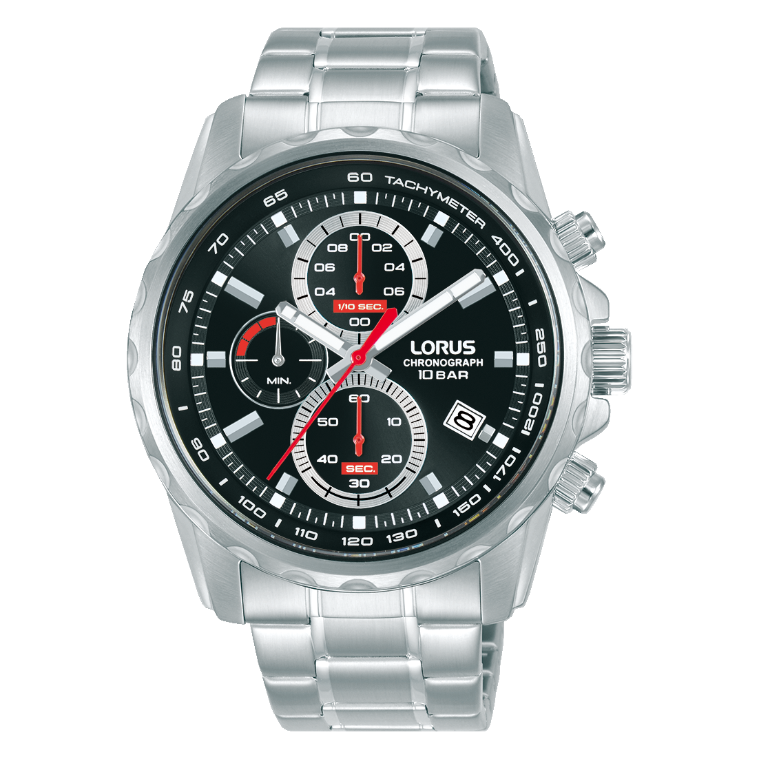 Lorus Gents Steel Chrono Watch