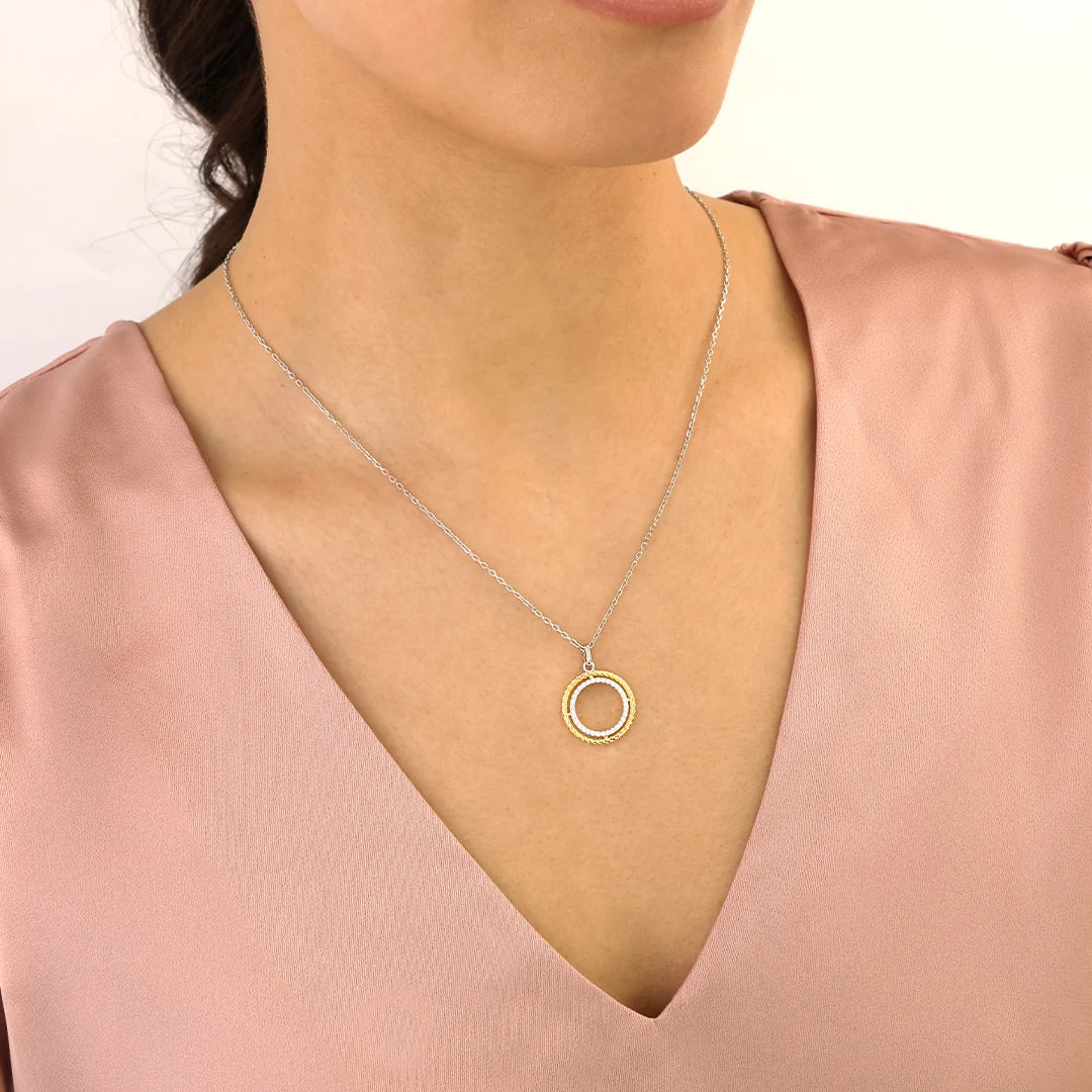 Duo Tone Glam Rebel Necklace