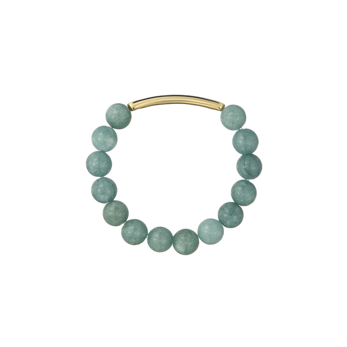 TED BAKER BEADIE: Baker Bead Adjustable Bracelet Gold Tone