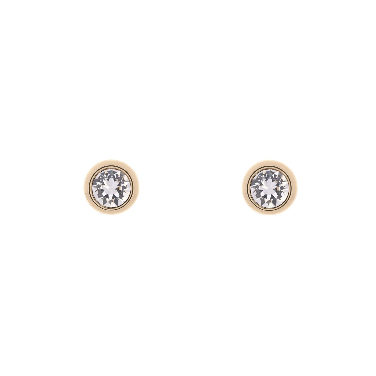 TED BAKER-CRYSTAL STUD EARRING GOLD