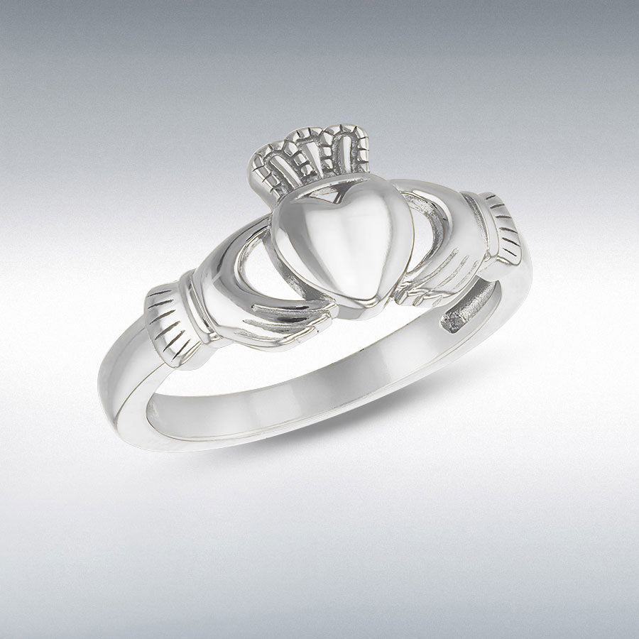 Silver Ladies Claddagh Ring