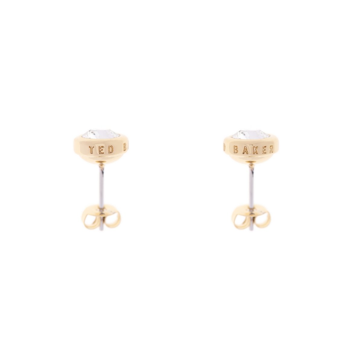 TED BAKER-CRYSTAL STUD EARRING GOLD