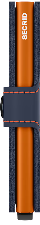 Mini Wallet Matte Blue/Orange